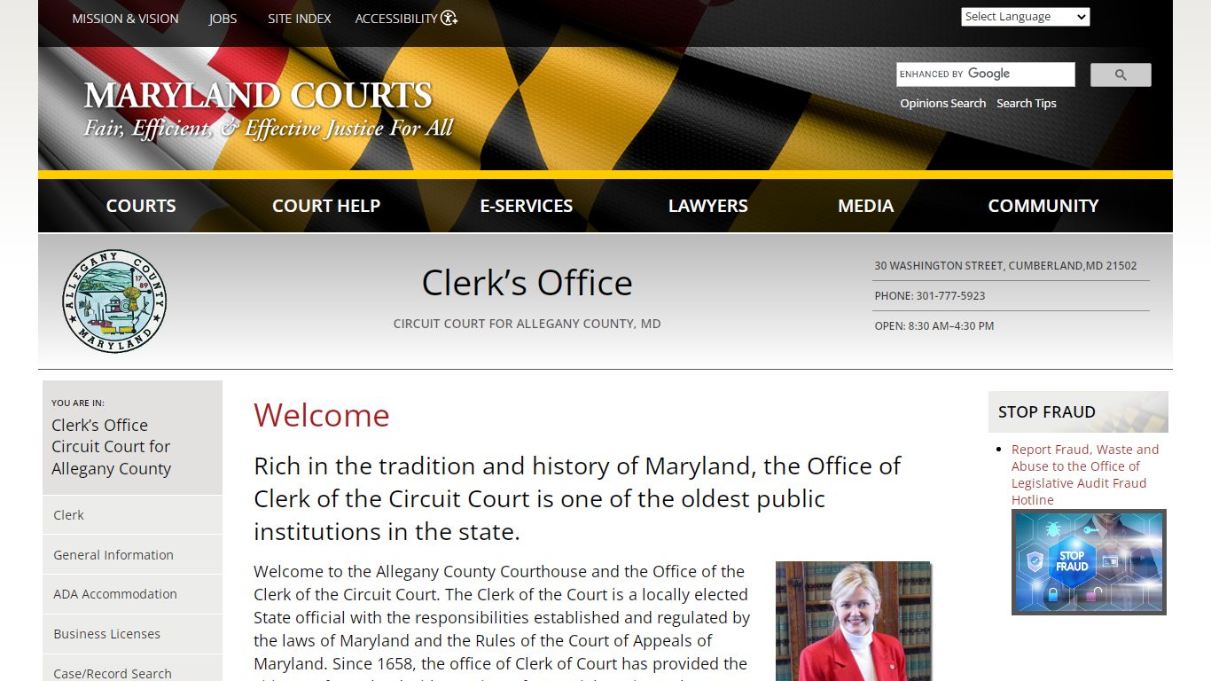 Welcome | Maryland Courts